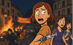 프랑스 파리 음악 축제 주사기 테러